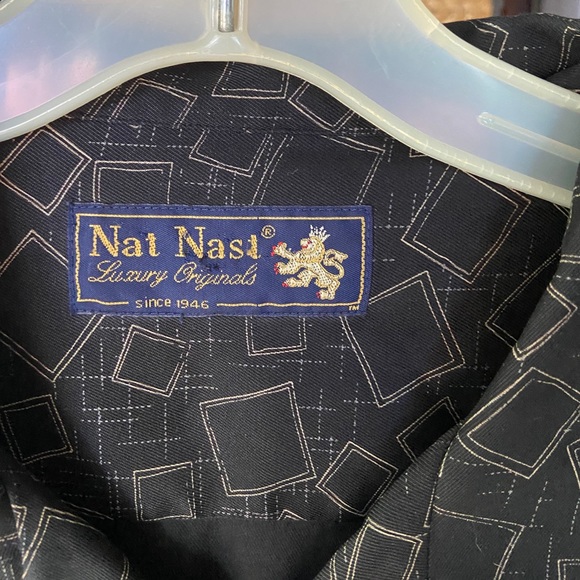 Flowy Geometric Button Down - Picture 2 of 2